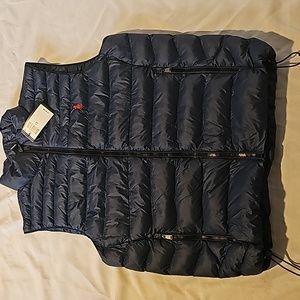 NWT POLO PACKABLE VEST MENS COLOR BLUE